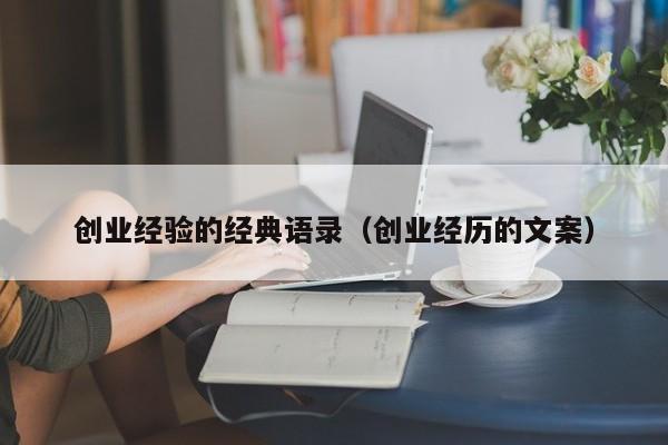 创业经验的经典语录（创业经历的文案）